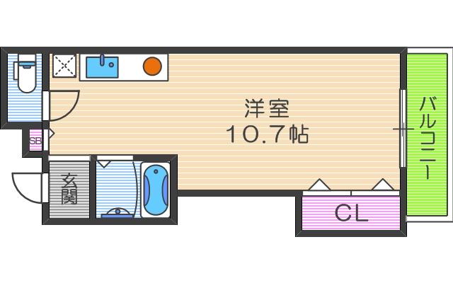 1階の間取り図