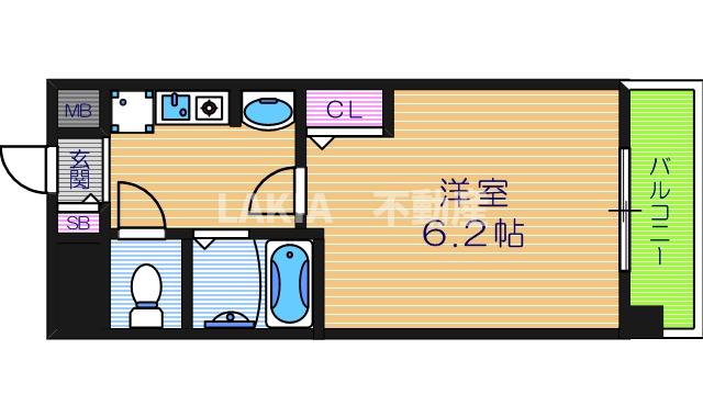 3階の間取り図