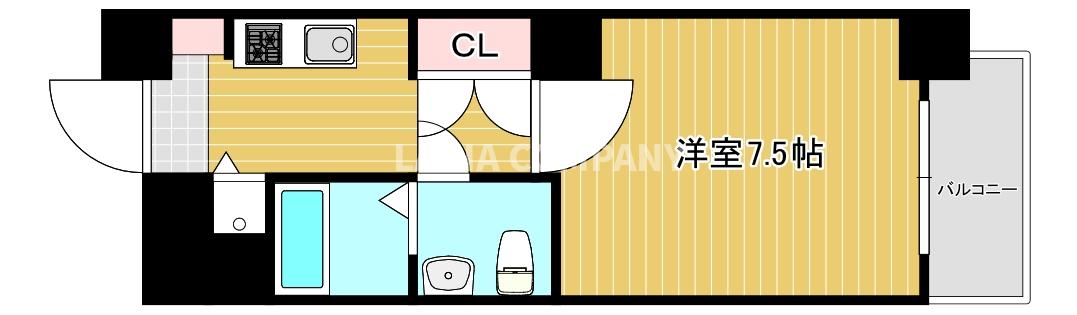 8階の間取り図