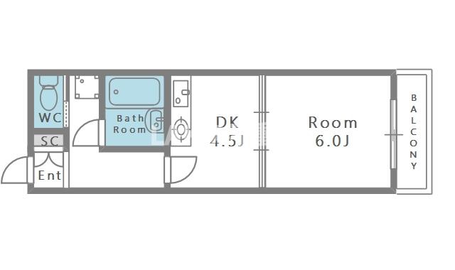 2階の間取り図