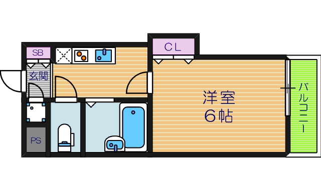 6階の間取り図