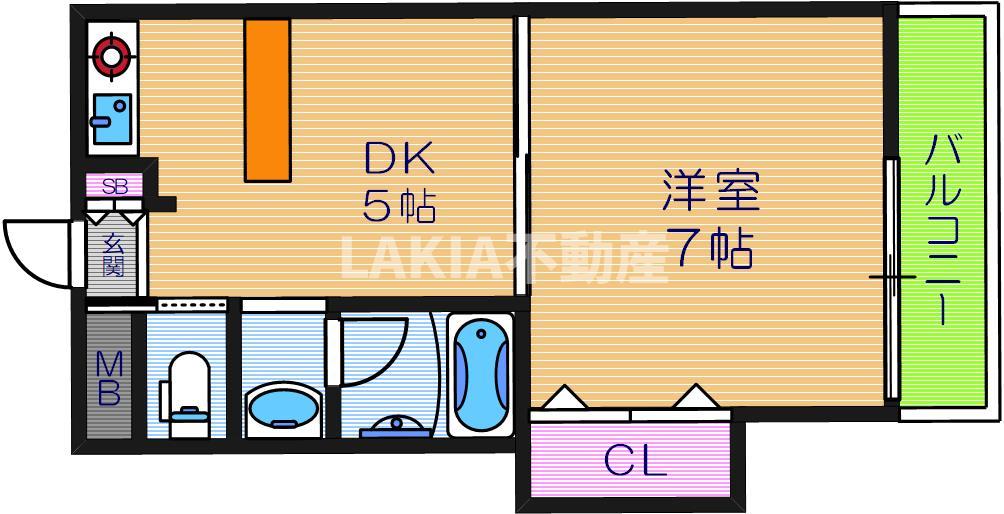 2階の間取り図