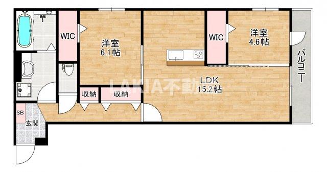 1階の間取り図