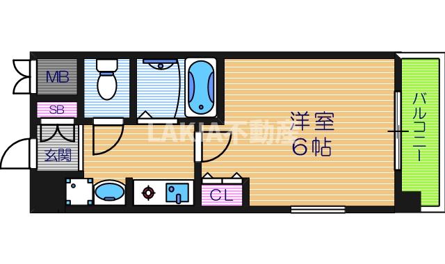 4階の間取り図