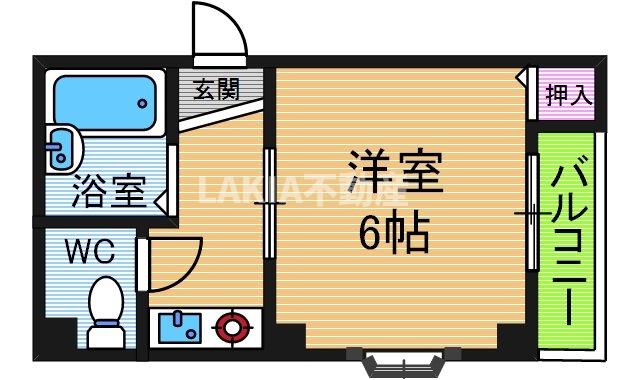 1階の間取り図