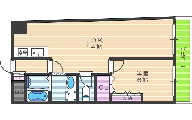 3階の間取り図
