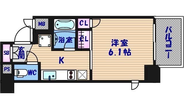 3階の間取り図