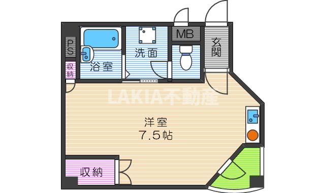 3階の間取り図
