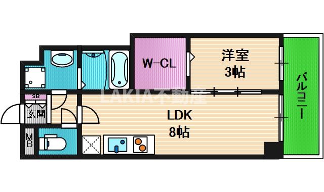 2階の間取り図