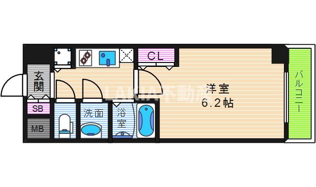 3階の間取り図
