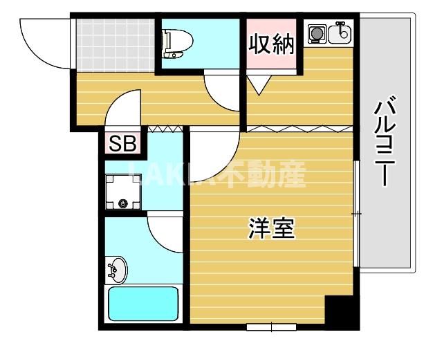 6階の間取り図