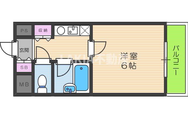 7階の間取り図