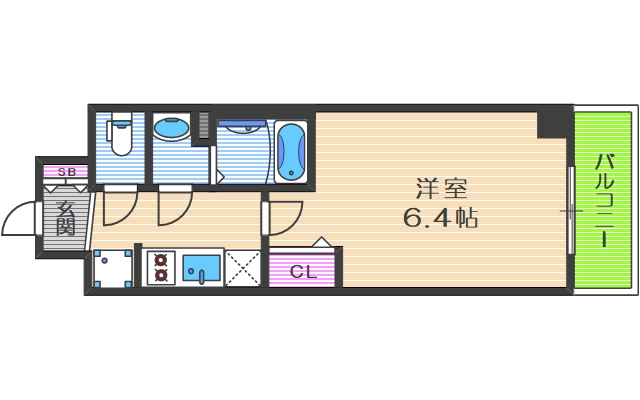 2階の間取り図