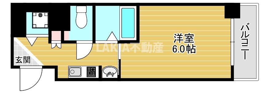 4階の間取り図