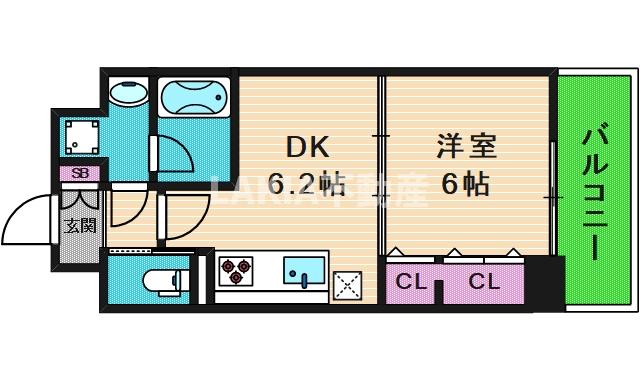 3階の間取り図