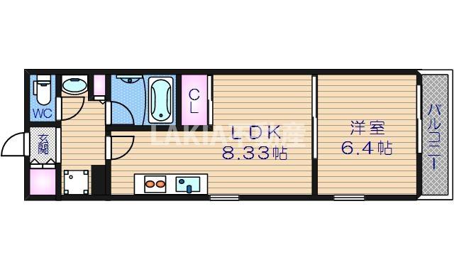 4階の間取り図