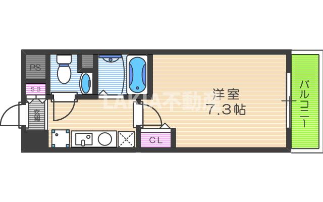 6階の間取り図
