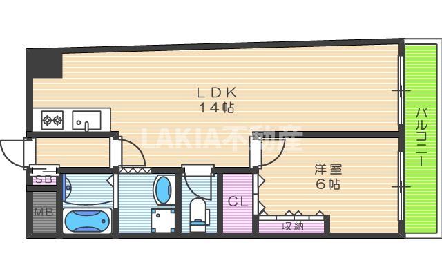 3階の間取り図
