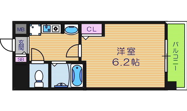 8階の間取り図