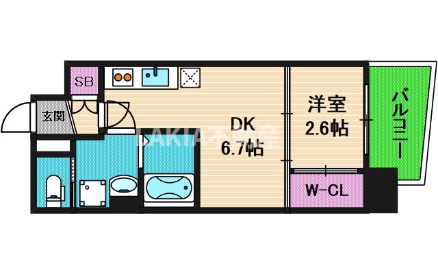 3階の間取り図