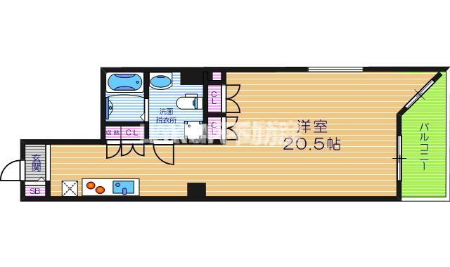 5階の間取り図
