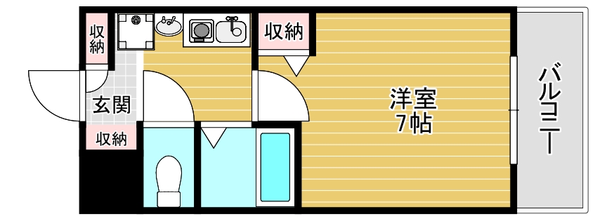 8階の間取り図