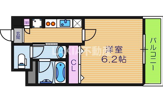 6階の間取り図