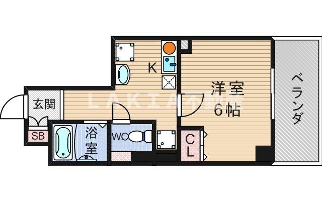 6階の間取り図
