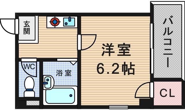 6階の間取り図