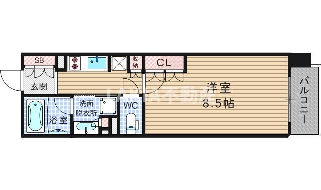 13階の間取り図