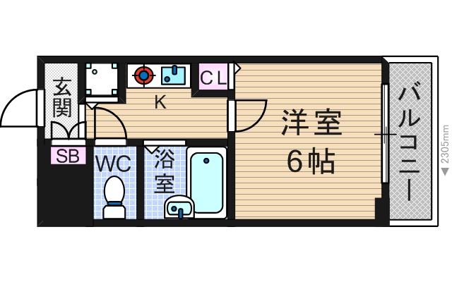 10階の間取り図