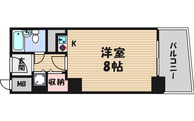 6階の間取り図