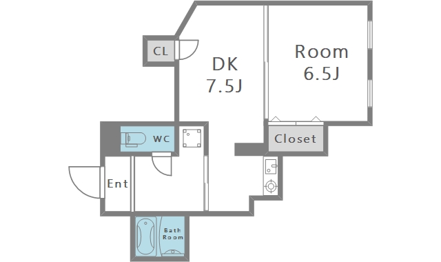 2階の間取り図