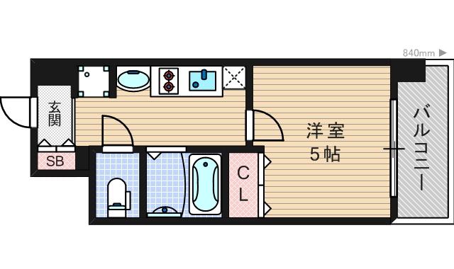 3階の間取り図
