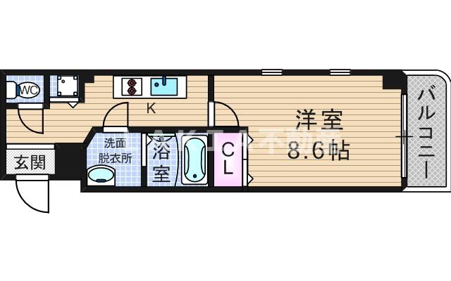 9階の間取り図