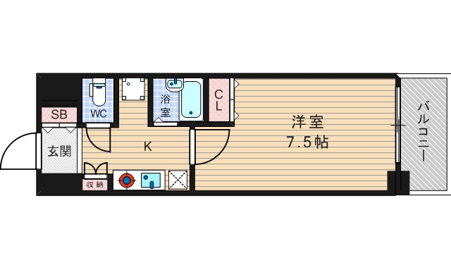 3階の間取り図