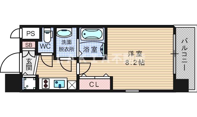 9階の間取り図