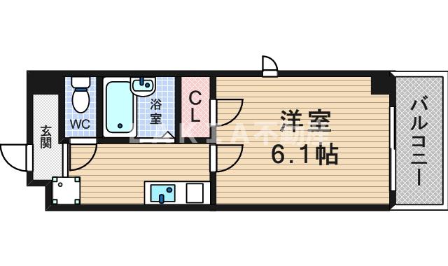2階の間取り図