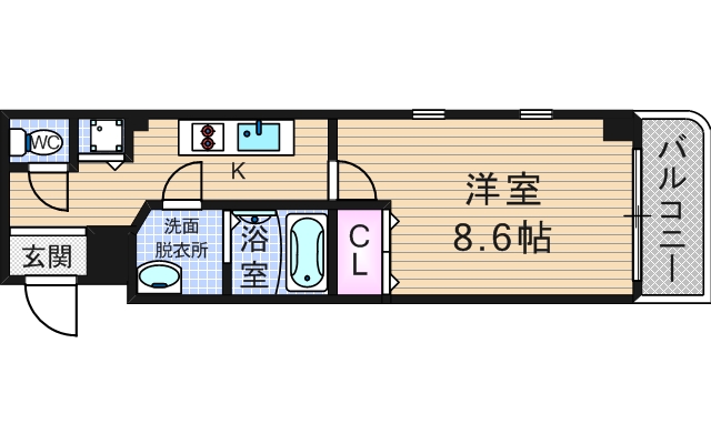 9階の間取り図