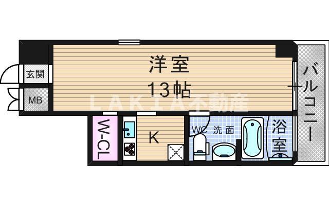 8階の間取り図