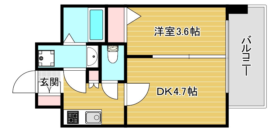 6階の間取り図