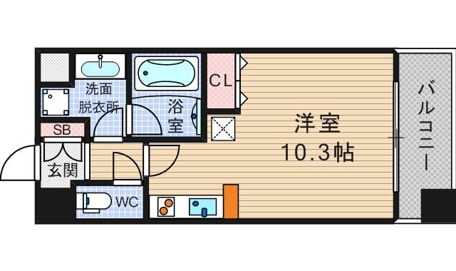 9階の間取り図