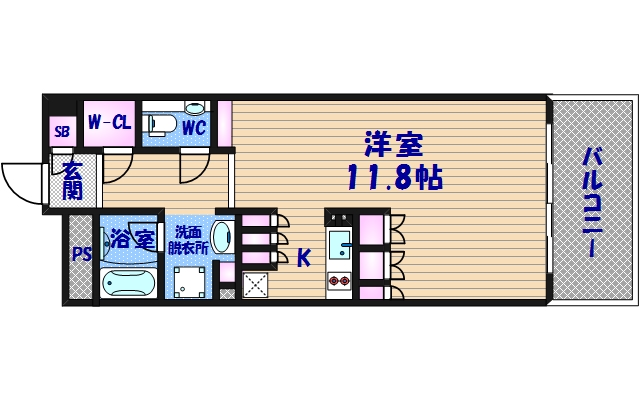 4階の間取り図