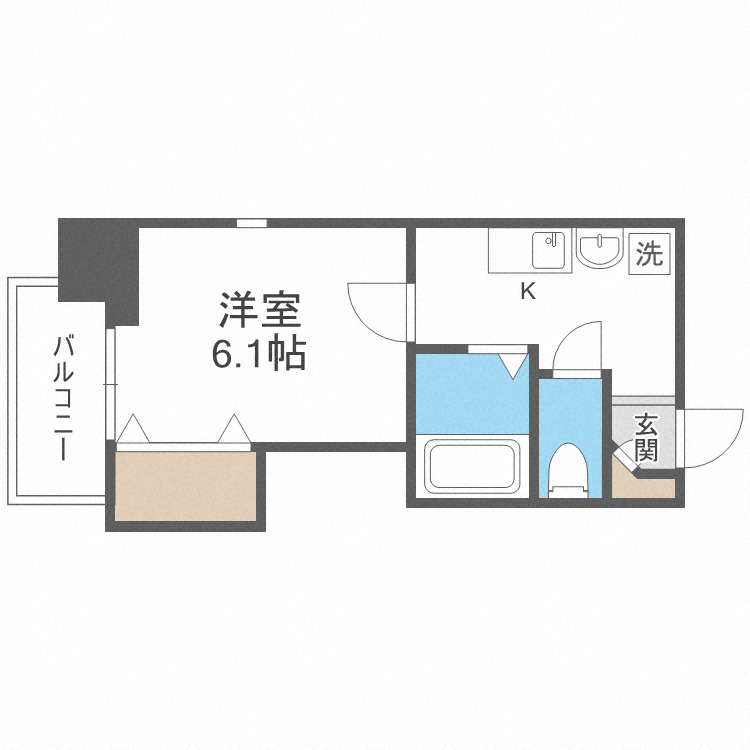 2階の間取り図