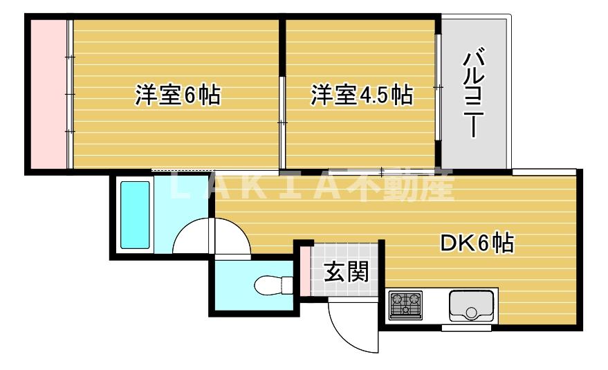 6階の間取り図