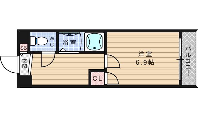 2階の間取り図