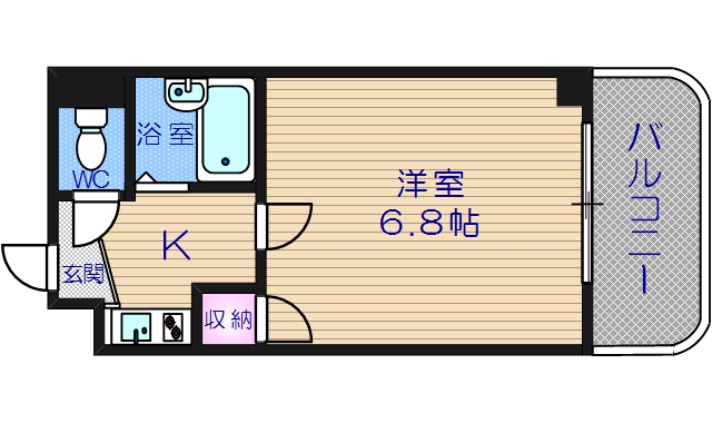 2階の間取り図