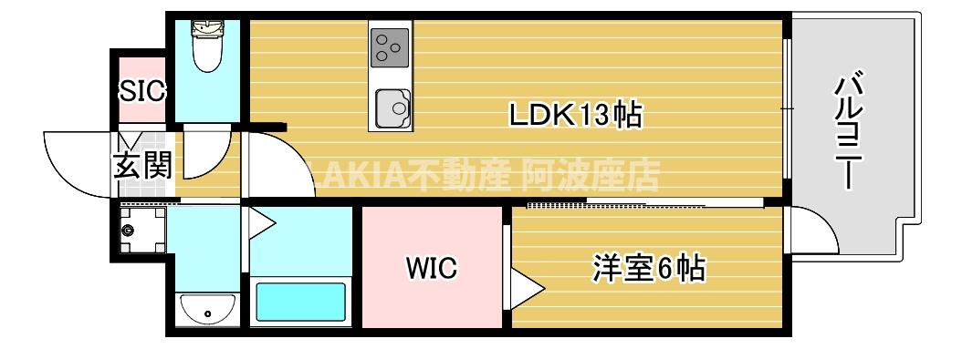 2階の間取り図