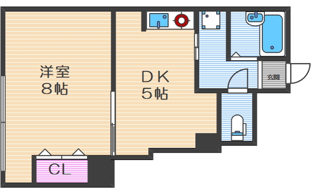 4階の間取り図