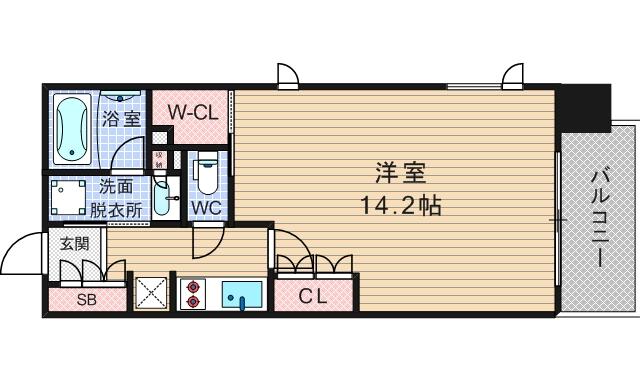 14階の間取り図